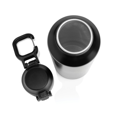 Logotrade werbemittel das Foto: Via RCS Re-Steel Sportflasche mit Verschluss, 600ml