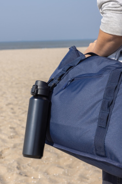 Logotrade Logogeschenke das Foto: Via RCS Re-Steel Sportflasche mit Verschluss, 600ml