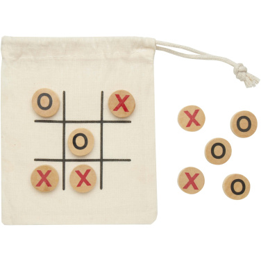 Logotrade werbemittel das Foto: Whorl Tic-Tac-Toe Spiel aus Holz