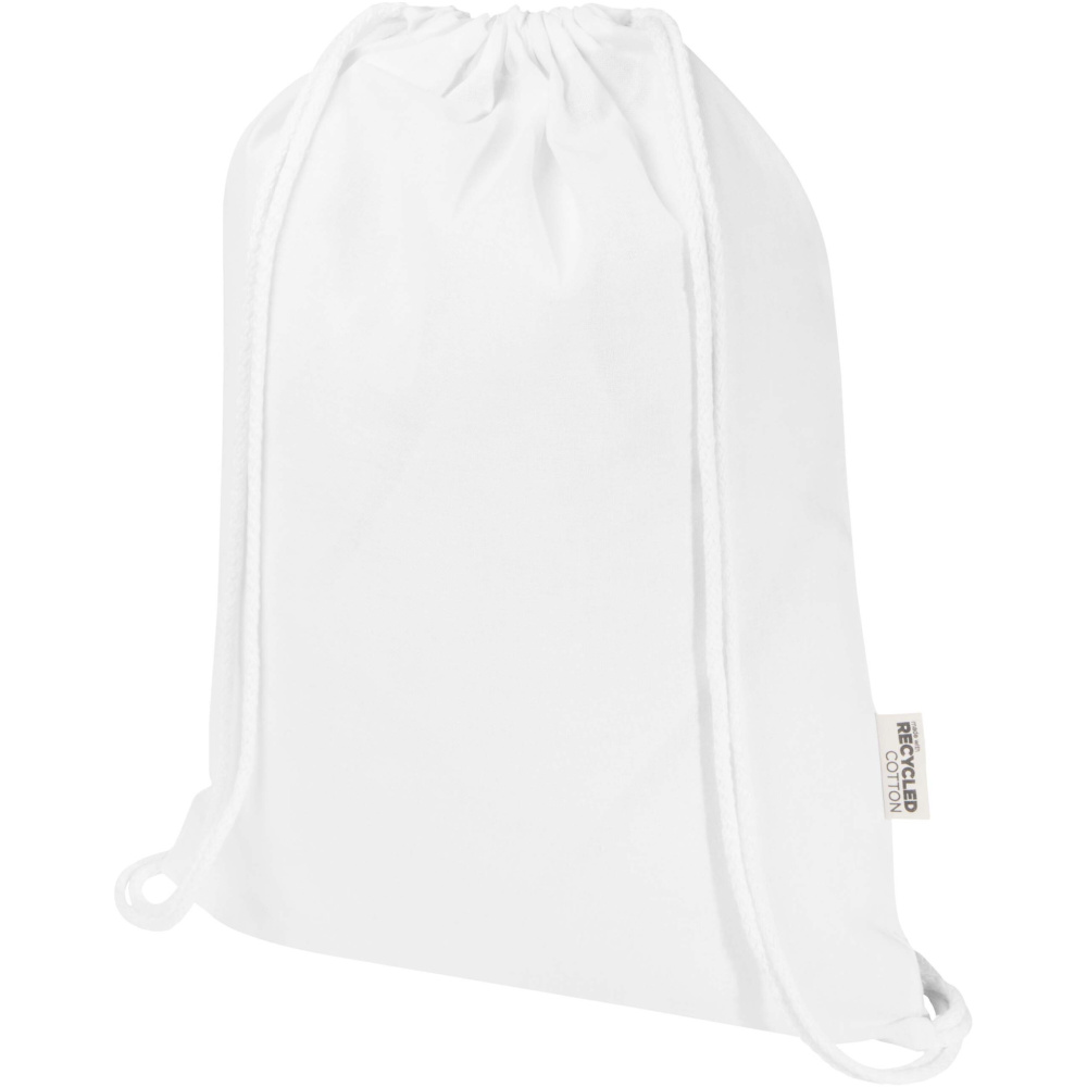 Logotrade Werbegeschenke das Foto: Oregon Blend 140 g/m² GRS-recycelter Turnbeutel 5 L