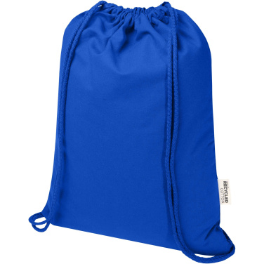 Logotrade Werbegeschenke das Foto: Oregon Blend 140 g/m² GRS-recycelter Turnbeutel 5 L