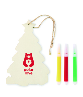 Logotrade Geschäftsgeschenke das Foto: Weihnachtsschmuck Tanne