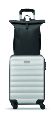 Logotrade Firmengeschenke das Foto: Rolltop-Rucksack 600D RPET