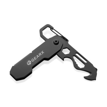 Logotrade Werbeartikel das Foto: Gear X faltbares EDC-Werkzeug mit Karabinerhaken