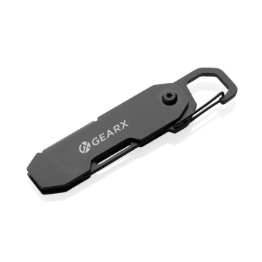 Logotrade Werbegeschenke das Foto: Gear X faltbares EDC-Werkzeug mit Karabinerhaken