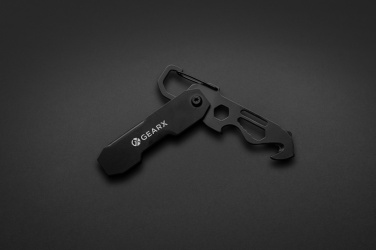 Logotrade Firmengeschenke das Foto: Gear X faltbares EDC-Werkzeug mit Karabinerhaken