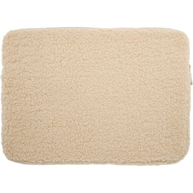 Logotrade Werbeartikel das Foto: Bear 13" GRS-recycelte Sherpa Laptophülle 2 L