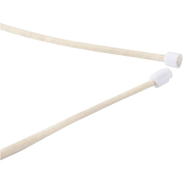 Logotrade Logogeschenke das Foto: Adhab Smartphone Lanyard mit Bambusdetails