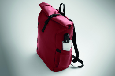Logotrade Werbegeschenke das Foto: Rolltop-Rucksack 600D RPET