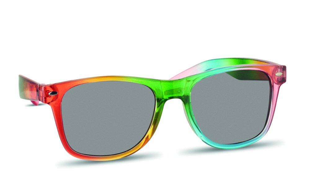 Logotrade Logogeschenke das Foto: Regenbogen Sonnenbrille UV400