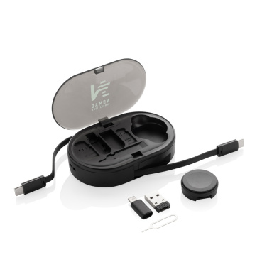 Logotrade Werbeartikel das Foto: Chargevix Multifunktionales 60W-Lade-Set aus RCS rPlastic