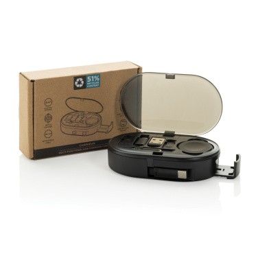 Logotrade werbemittel das Foto: Chargevix Multifunktionales 60W-Lade-Set aus RCS rPlastic