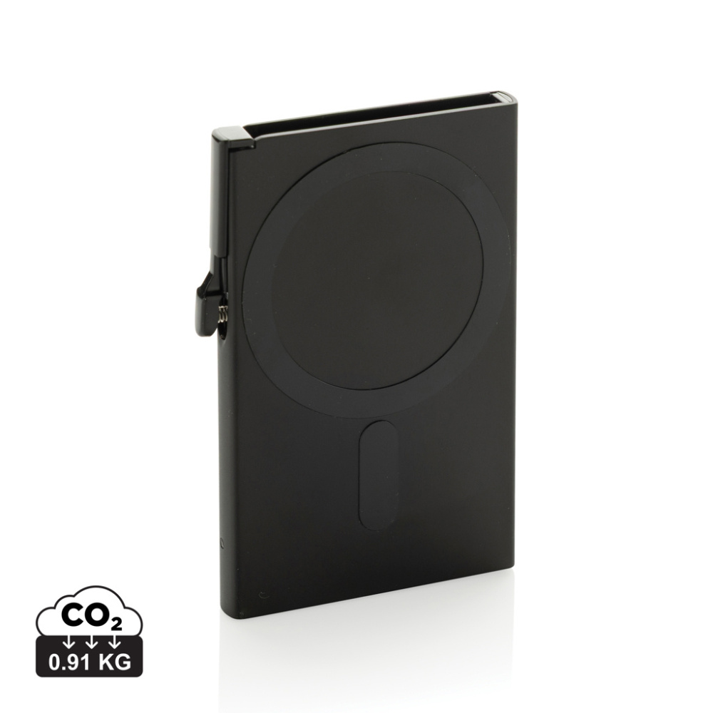 Logotrade werbemittel das Foto: Magnetischer RFID-Kartenhalter aus Aluminium für Smartphones