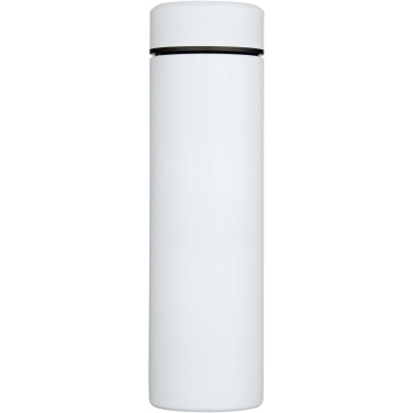 Logotrade Logogeschenke das Foto: Taylor 450 ml Doppelwand Isolierflasche aus Edelstahl mit Teesieb
