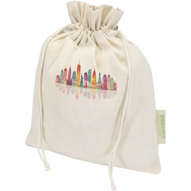 Logotrade werbemittel das Foto: Odisha 140 g/m² OCS Bio-Geschenktasche – 30 × 25 cm