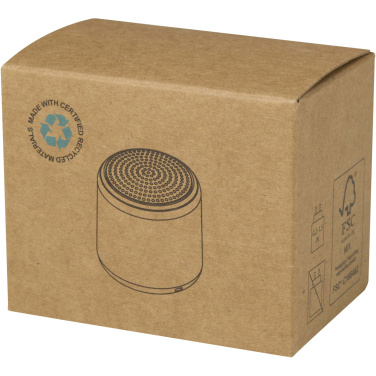 Logotrade Firmengeschenke das Foto: Velkis 3 W Bluetooth® Lautsprecher aus recyceltem Kunststoff