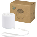 Velkis 3 W Bluetooth® Lautsprecher aus recyceltem Kunststoff, Weiß