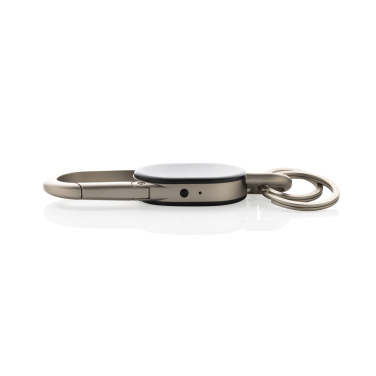 Logotrade Geschäftsgeschenke das Foto: Keyfinder Dual Schlüsselanhänger mit weltweiter Ortung