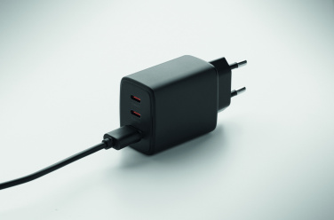 Logotrade Geschäftsgeschenke das Foto: EU-2 poliger-Adapter/Ladegerät