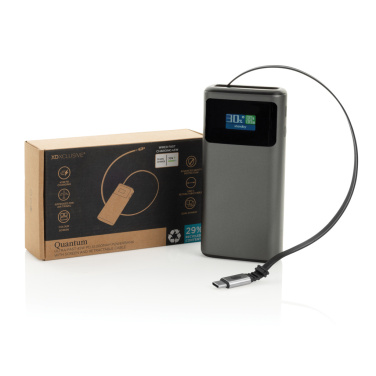 Logotrade Logogeschenke das Foto: Quantum RCS Ultra-Fast 45W 10.000mAh Powerbank mit Display