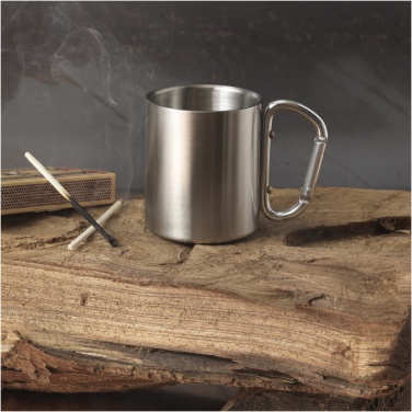Logotrade corporate gift picture of: Alps 200 ml insulated mug with carabiner