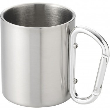 Logo trade promotional gifts picture of: Alps 200 ml insulated mug with carabiner