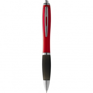 Logotrade promotional merchandise picture of: Nash ballpoint pen coloured barrel and black grip