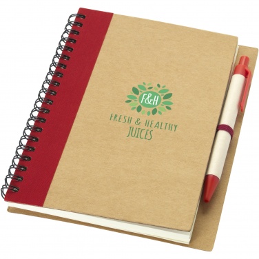 Logotrade advertising products photo of: Priestly recycled notebook with pen