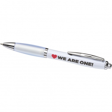Logo trade corporate gifts picture of: Nash ballpoint pen with coloured barrel and grip