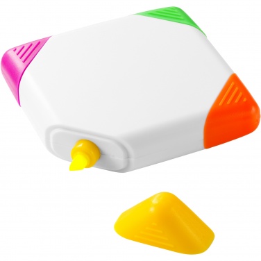 Logo trade advertising products picture of: Trafalgar square-shaped 4-colour highlighter