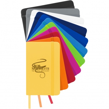 Logo trade corporate gift photo of: Spectrum A6 hard cover notebook