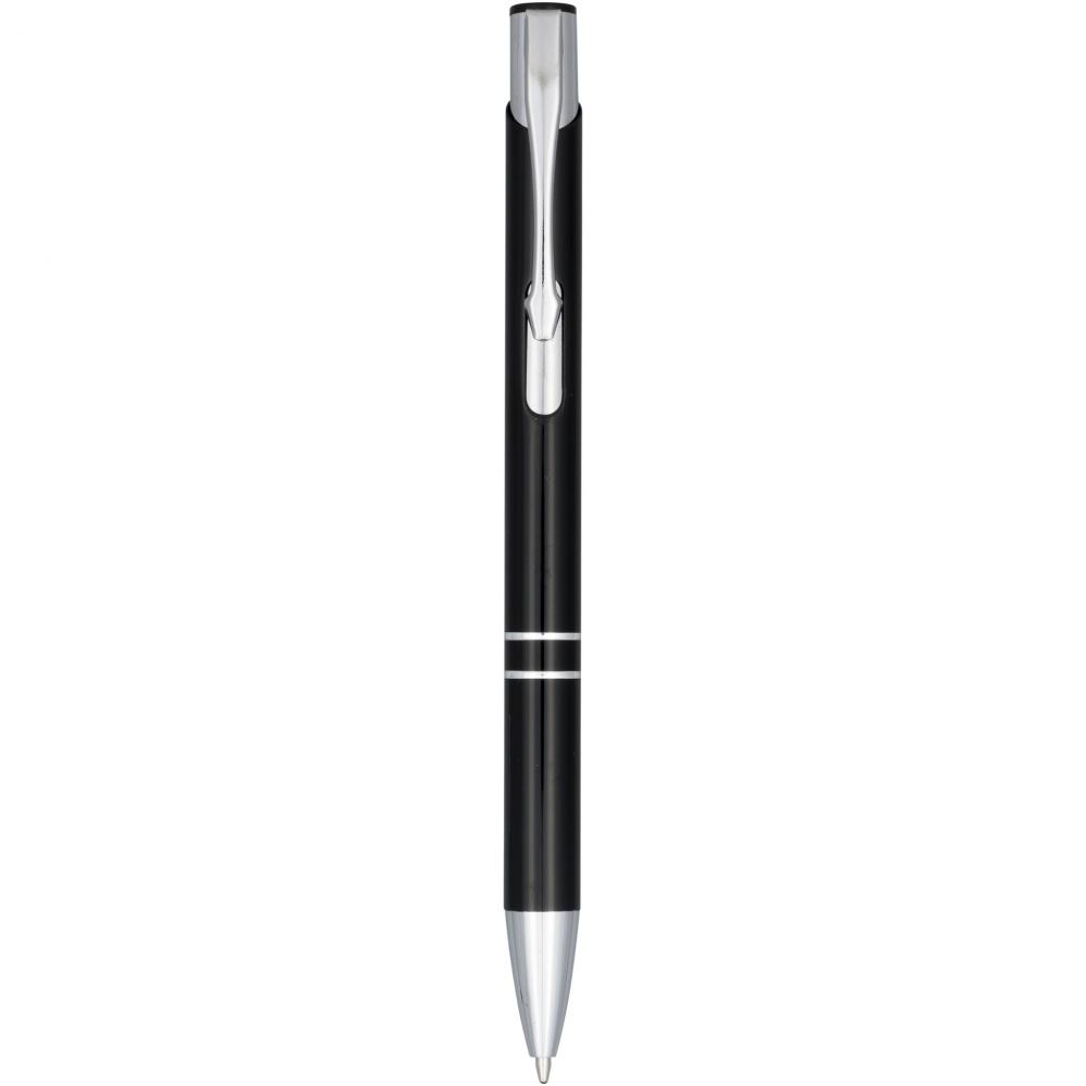 Logotrade business gift image of: Moneta anodized aluminium click ballpoint pen