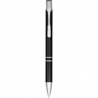 Logo trade business gift photo of: Moneta anodized aluminium click ballpoint pen