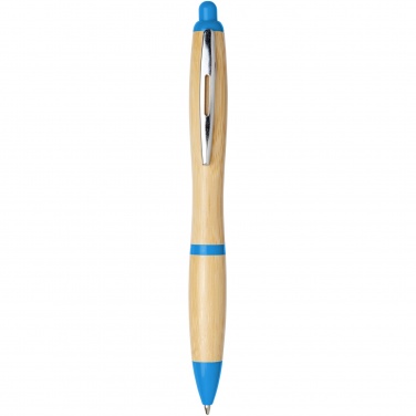 Logo trade promotional items picture of: Nash bamboo ballpoint pen