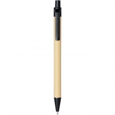 Logotrade promotional gifts photo of: Berk recycled carton and corn plastic ballpoint pen