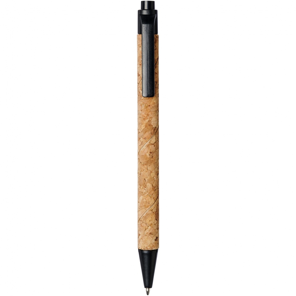 Logotrade promotional products photo of: Midar cork and wheat straw ballpoint pen