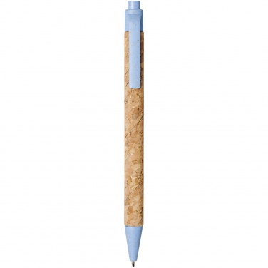 Logo trade promotional products picture of: Midar cork and wheat straw ballpoint pen