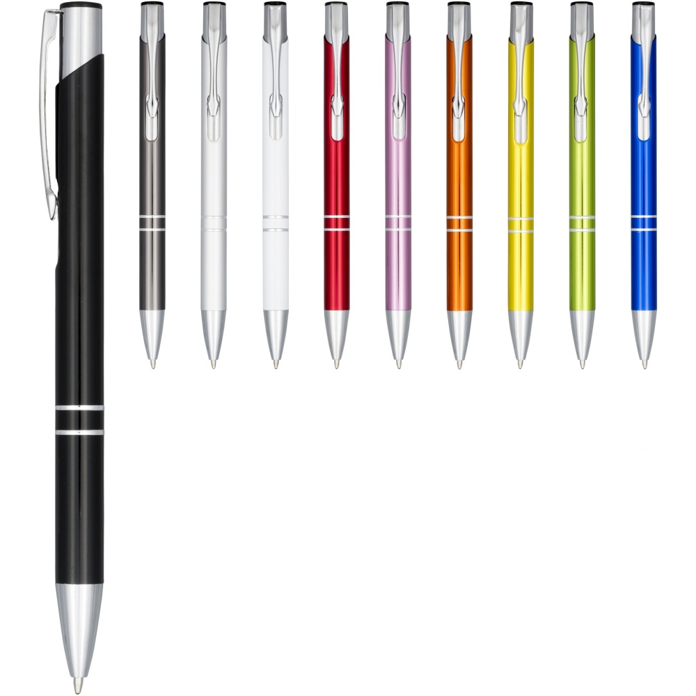Logotrade corporate gift image of: Moneta anodized aluminium click ballpoint pen