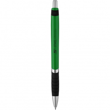 Logo trade promotional merchandise picture of: Turbo ballpoint pen with rubber grip