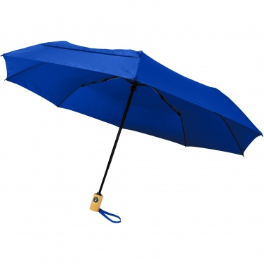 Logotrade promotional item image of: Bo 21" foldable auto open/close recycled PET umbrella