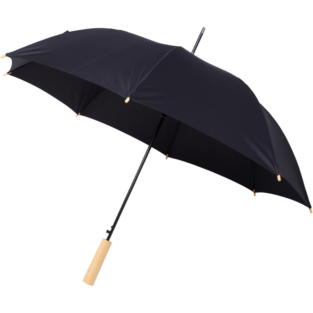 Logotrade promotional product image of: Alina 23" auto open recycled PET umbrella