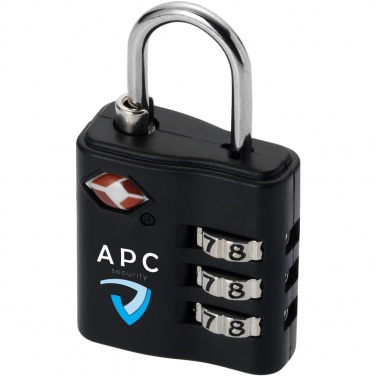 Logo trade promotional giveaways picture of: Kingsford TSA luggage lock