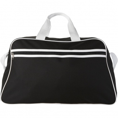 Logo trade advertising products picture of: San Jose 2-stripe sports duffel bag 30L