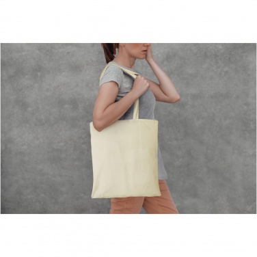 Logo trade promotional merchandise image of: Peru 180 g/m² cotton tote bag 7L
