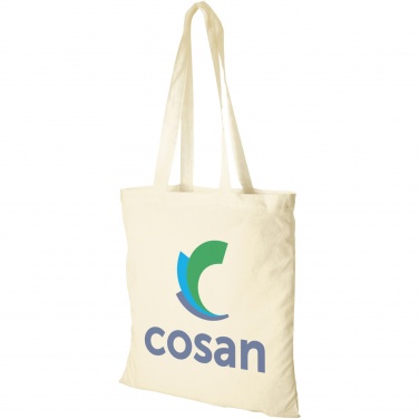 Logo trade advertising products picture of: Peru 180 g/m² cotton tote bag 7L