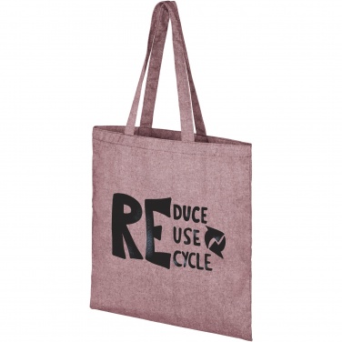 Logo trade promotional merchandise image of: Pheebs 150 g/m² recycled tote bag 7L