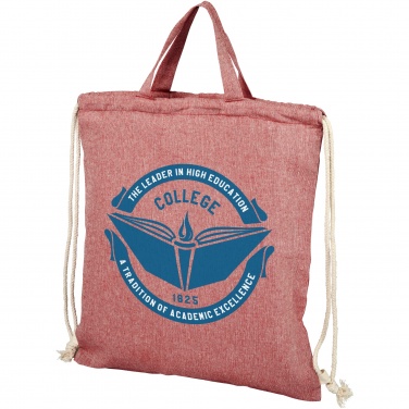 Logotrade promotional giveaway image of: Pheebs 150 g/m² recycled drawstring bag 6L