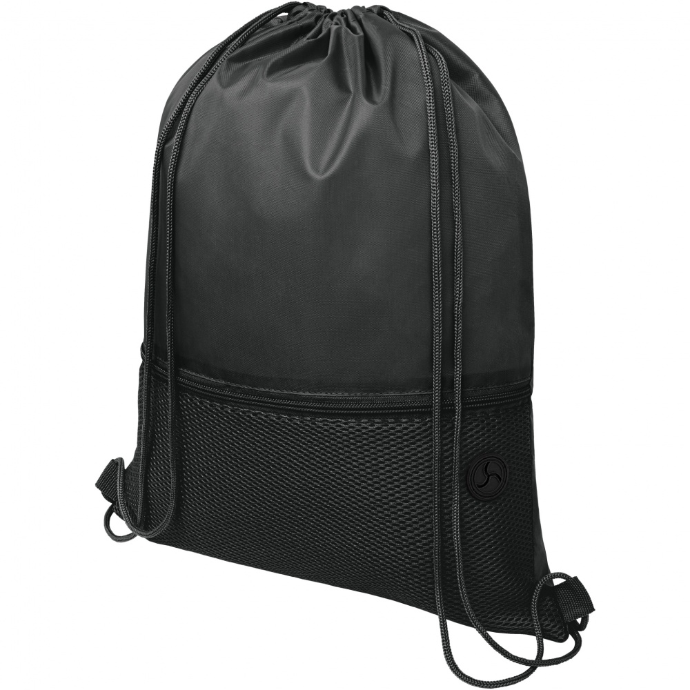 Logo trade corporate gifts image of: Oriole mesh drawstring bag 5L