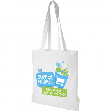 Logo trade business gift photo of: Orissa 100 g/m² organic cotton tote bag 7L