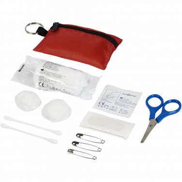 Logotrade business gift image of: Valdemar 16-piece first aid keyring pouch